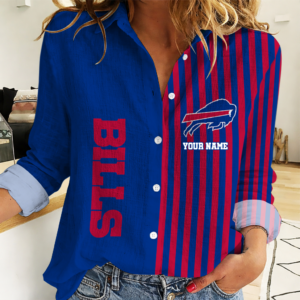 Limited Edition – Customized NFL Buffalo Bills Women Casual Shirt