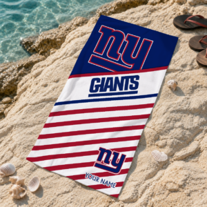 Limited Edition – Customized NFL New York Giants Beach Towel