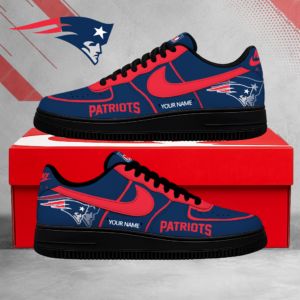 Limited Edition – Customized NFL New England Patriots Air Force 1 Shoes