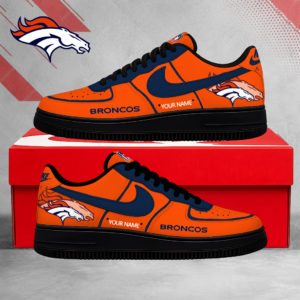 Limited Edition – Customized NFL Denver Broncos Air Force 1 Shoes