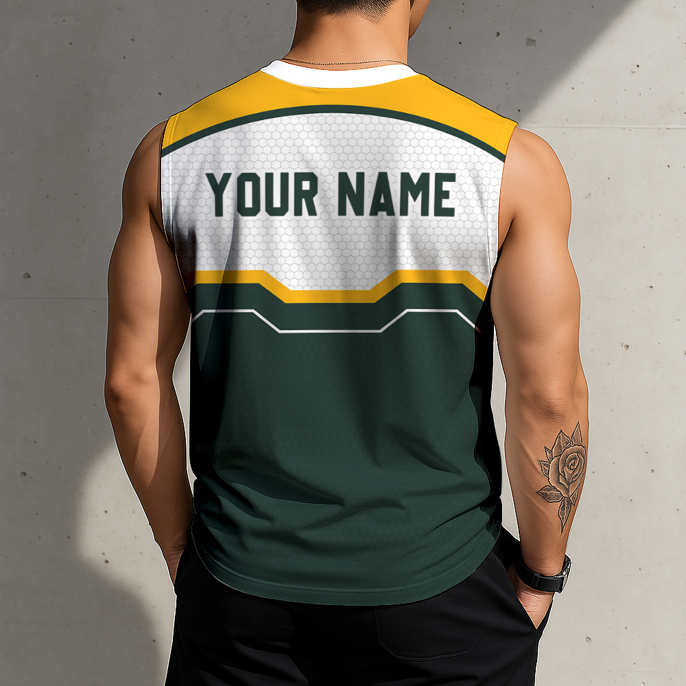 Limited Edition – Customized NFL Green Bay Packers Men’s Gym Shirt - Image 2