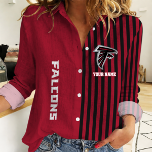 Limited Edition – Customized NFL Atlanta Falcons Women Casual Shirt