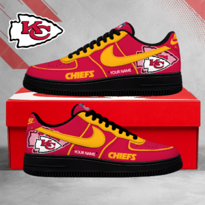 Limited Edition – Customized NFL Kansas City Chiefs Air Force 1 Shoes