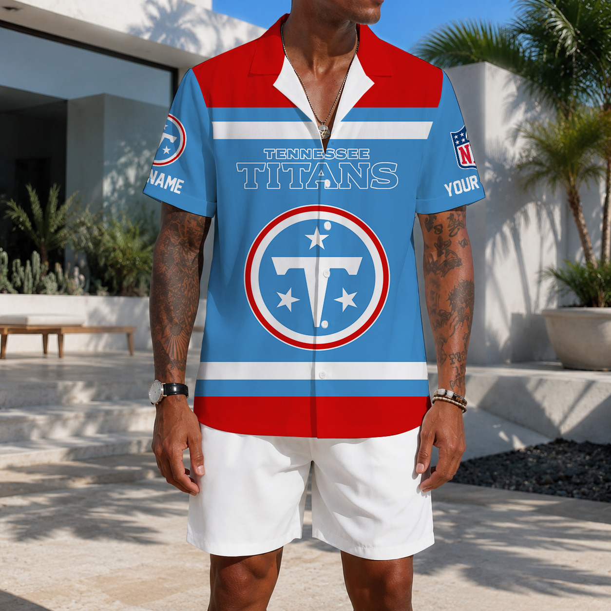 Limited Edition – Customized NFL Tennessee Titans Unisex Hawaiian Shirt