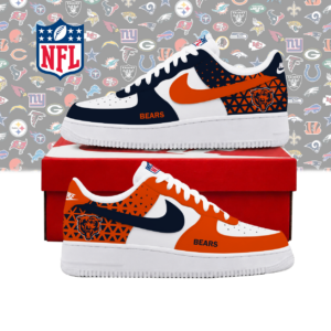 Limited Edition – Customized NFL Chicago Bears Air Force 1 Shoes