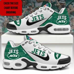 Limited Edition – Customized NFL New York Jets Air Max Plus Sneakers