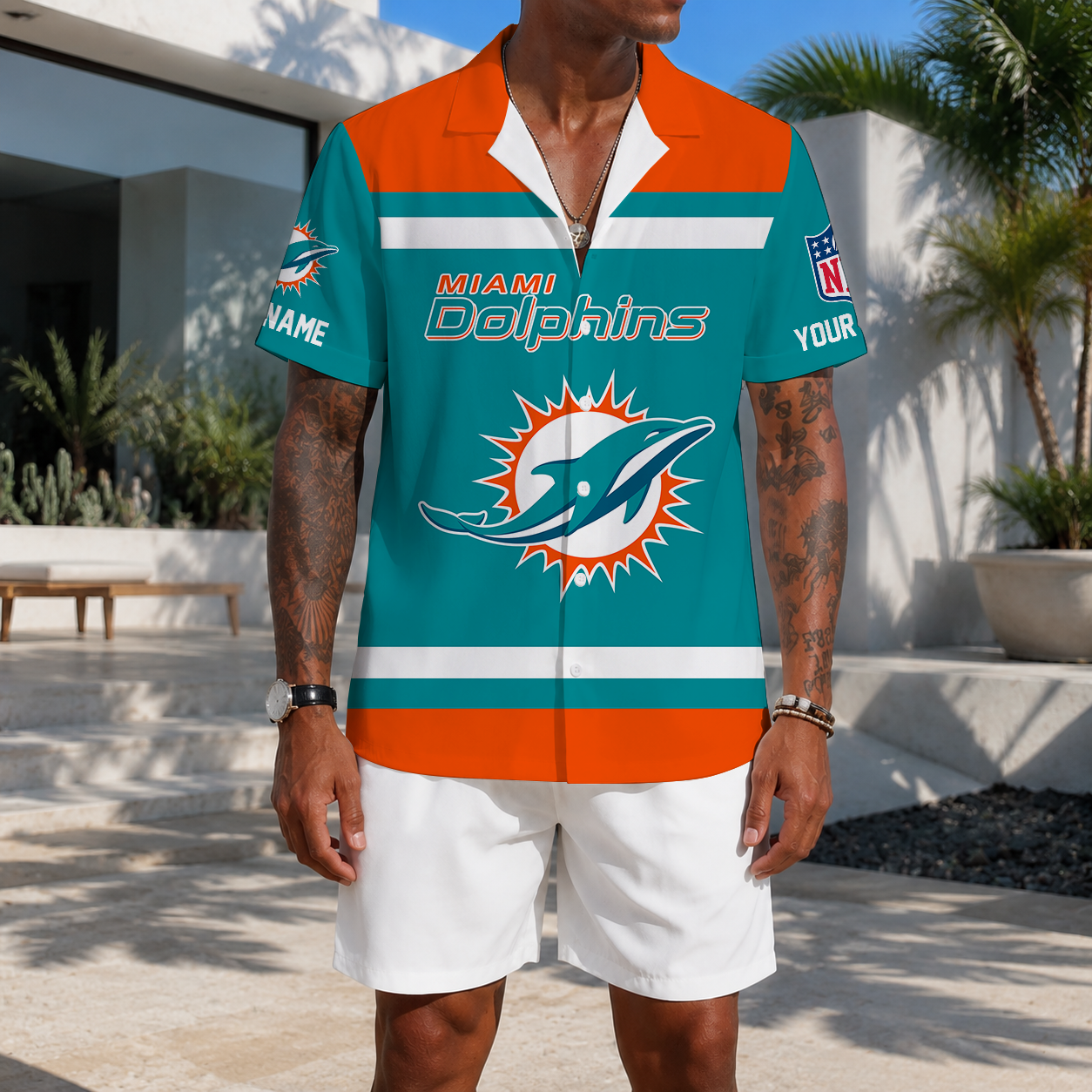 Limited Edition – Customized NFL Miami Dolphins Unisex Hawaiian Shirt