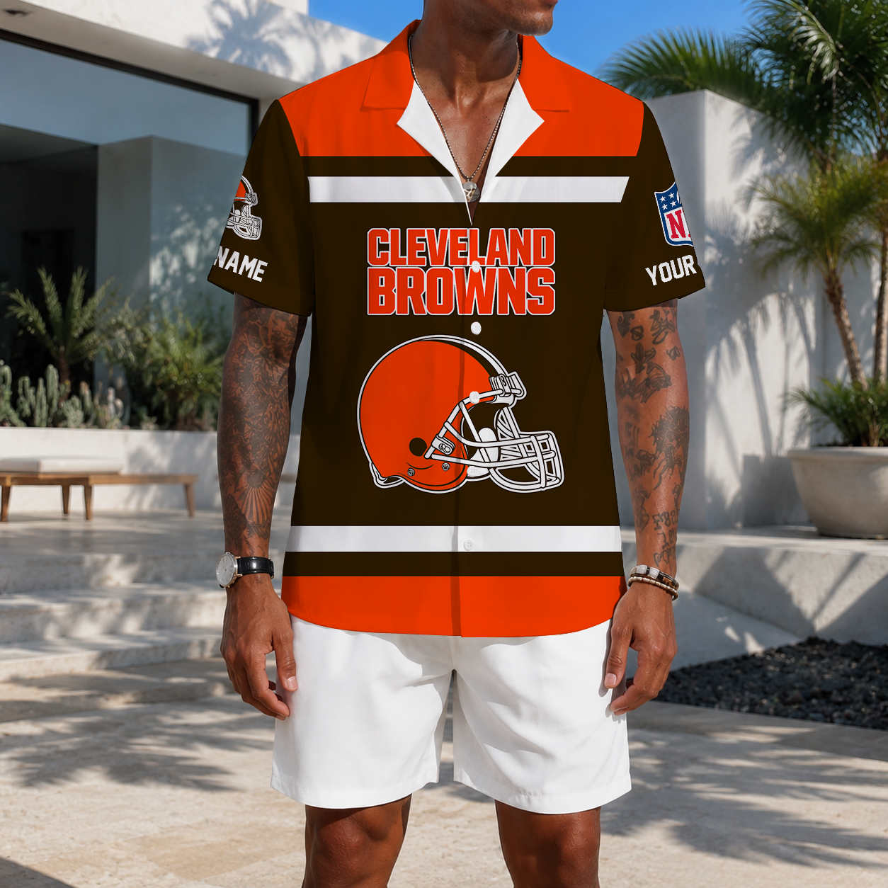 Limited Edition – Customized NFL Cleveland Browns Unisex Hawaiian Shirt