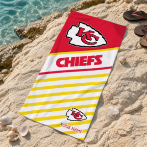 Limited Edition – Customized NFL Kansas City Chiefs Beach Towel