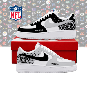 Limited Edition – Customized NFL Las Vegas Raiders Air Force 1 Shoes