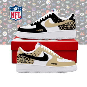 Limited Edition – Customized NFL New Orleans Saints Air Force 1 Shoes
