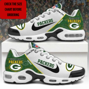 Limited Edition – Customized NFL Green Bay Packers Air Max Plus Sneakers