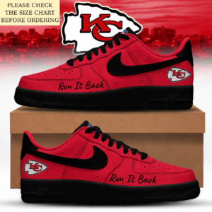 Limited Edition – Customized NFL Kansas City Chiefs Air Force 1 Shoes