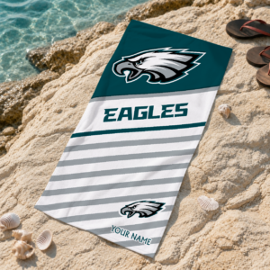 Limited Edition – Customized NFL Philadelphia Eagles Beach Towel