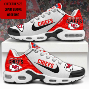 Limited Edition – Customized NFL Kansas City Chiefs Air Max Plus Sneakers