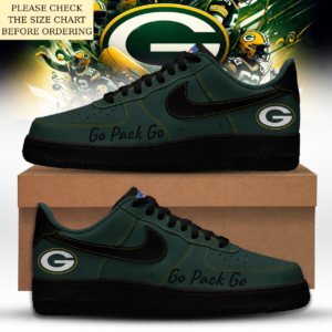 Limited Edition – Customized NFL Green Bay Packers Air Force 1 Shoes
