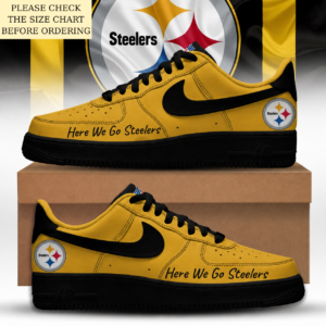 Limited Edition – Customized NFL Pittsburgh Steelers Air Force 1 Shoes