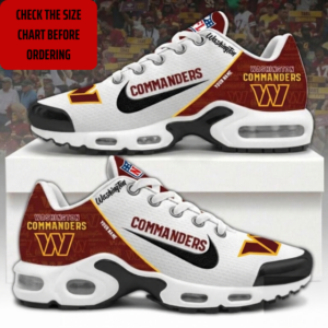 Limited Edition – Customized NFL Washington Commanders Air Max Plus Sneakers