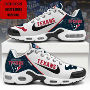 Limited Edition – Customized NFL Houston Texans Air Max Plus Sneakers