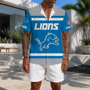 Limited Edition – Customized NFL Detroit Lions Unisex Hawaiian Shirt