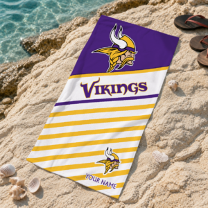 Limited Edition – Customized NFL Minnesota Vikings Beach Towel
