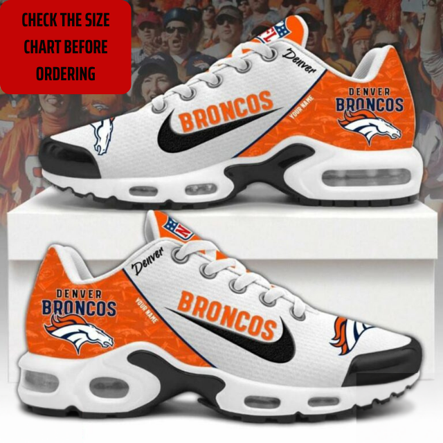 Limited Edition – Customized NFL Denver Broncos Air Max Plus Sneakers