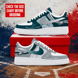 Limited Edition – Customized NFL Philadelphia Eagles Air Force 1 Shoes
