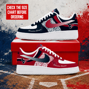 Limited Edition – Customized NFL Houston Texans Air Force 1 Shoes