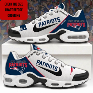 Limited Edition – Customized NFL New England Patriots Air Max Plus Sneakers
