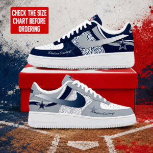 Limited Edition – Customized NFL Dallas Cowboys Air Force 1 Shoes