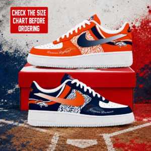 Limited Edition – Customized NFL Denver Broncos Air Force 1 Shoes