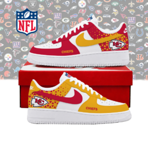 Limited Edition – Customized NFL Kansas City Chiefs Air Force 1 Shoes