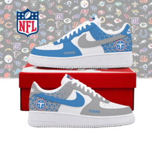 Limited Edition – Customized NFL Tennessee Titans Air Force 1 Shoes