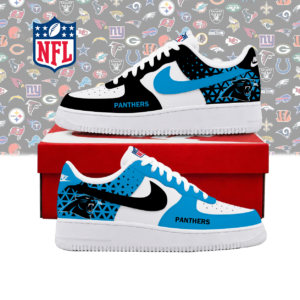 Limited Edition – Customized NFL Carolina Panthers Air Force 1 Shoes