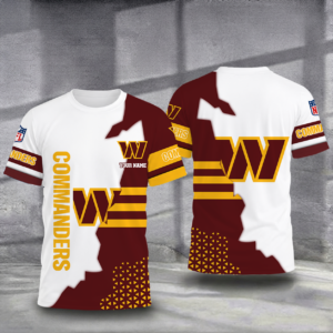 Limited Edition – Customized NFL Washington Commanders Unisex T-Shirt