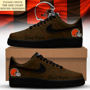 Limited Edition – Customized NFL Cleveland Browns Air Force 1 Shoes