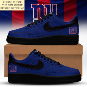 Limited Edition – Customized NFL New York Giants Air Force 1 Shoes