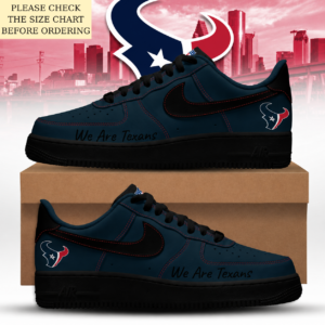 Limited Edition – Customized NFL Houston Texans Air Force 1 Shoes