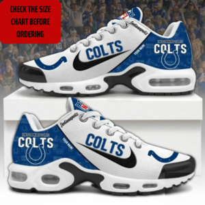 Limited Edition – Customized NFL Indianapolis Colts Air Max Plus Sneakers
