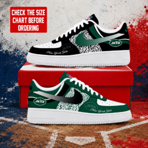 Limited Edition – Customized NFL New York Jets Air Force 1 Shoes