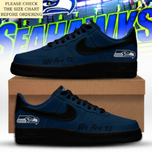 Limited Edition – Customized NFL Seattle Seahawks Air Force 1 Shoes