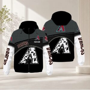 Limited Edition – Customized MLB Arizona Diamondbacks Windbreaker Jacket