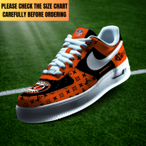 Limited Edition – Customized NFL Cincinnati Bengals Air Force 1 Shoes