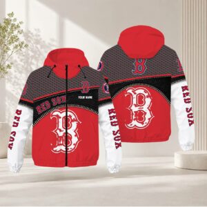 Limited Edition – Customized MLB Boston Red Sox Windbreaker Jacket
