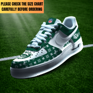 Limited Edition – Customized NFL New York Jets Air Force 1 Shoes