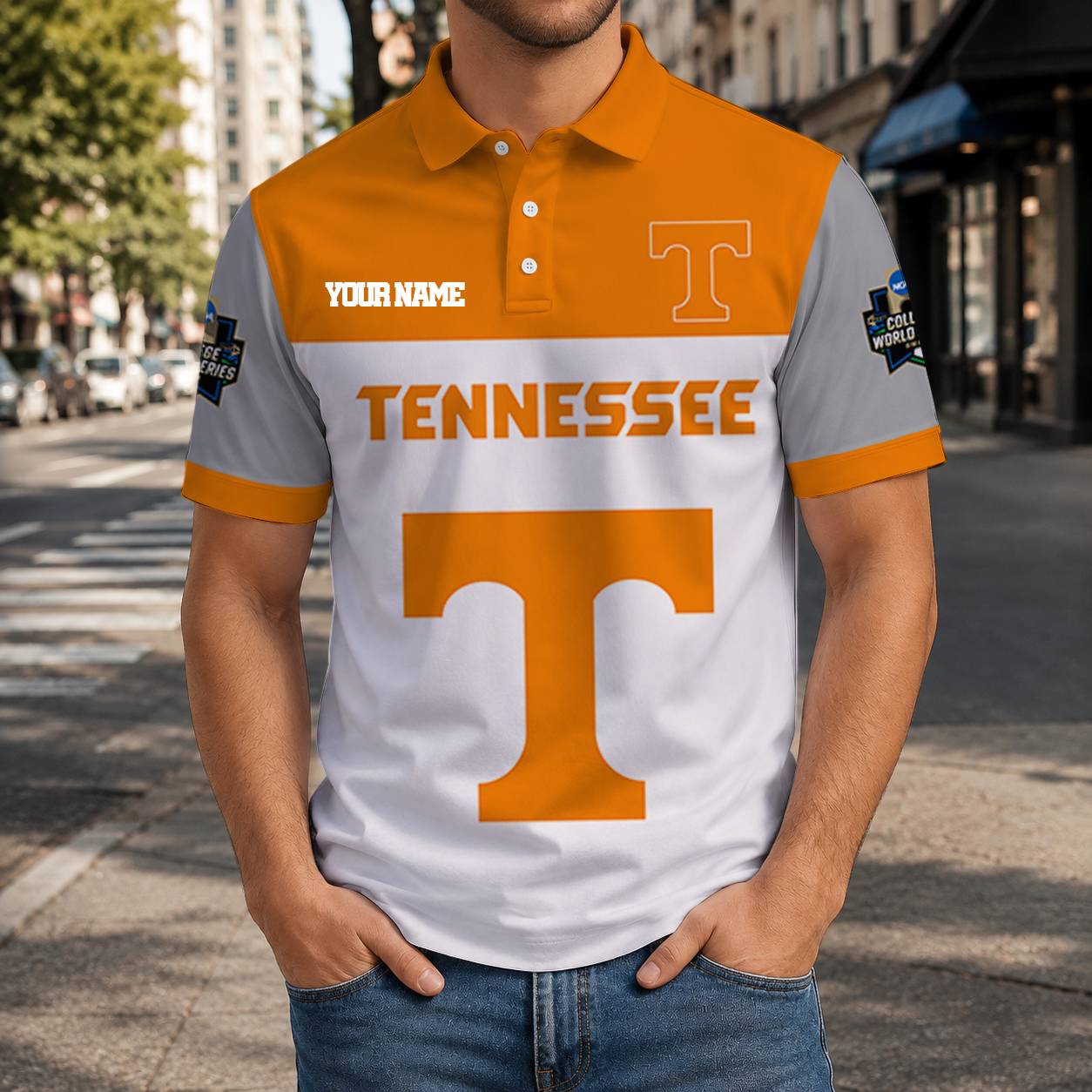 Limited Edition – Customized NCAA Tennessee Volunteers Polo Shirt