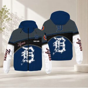 Limited Edition – Customized MLB Detroit Tigers Windbreaker Jacket