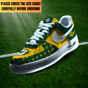 Limited Edition – Customized NFL Green Bay Packers Air Force 1 Shoes
