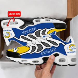 Limited Edition – Customized NFL Los Angeles Rams Air Max Plus Sneakers