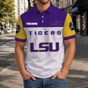 Limited Edition – Customized NCAA Lsu Tigers Polo Shirt